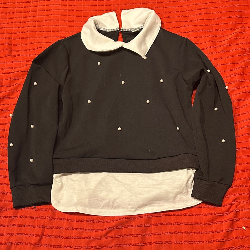 SHEIN Black and White Garment